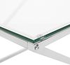 Couchtisch Glas Silber quadratisch 60x60 cm BEVERLY Bild 5