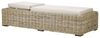 Beliani 'PALESE' Gartenliege, Rattan taupe, 77 x 195 x 88 cm Bild 5