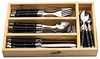 Laguiole Besteckset 24-teilig schwarzer Stiel Bild 4