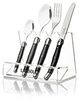 Laguiole Besteckset 24-teilig schwarzer Stiel Bild 3