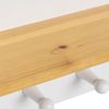 Alamo Regal mit 5 Griffen aus MDF Holz in Weiß und Natur Bild 2