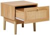 Nachttisch mit 1 Schublade NIVO Heller Holzfarbton Bild 4