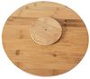 Kinghoff Kinghoff Bambus-Pizzabrett-Tablett 35 cm drehbar KH1566 Bild 2