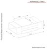 moebel17 Couchtisch Couchtisch Nora Beige Granit Optik Bild 3