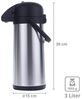 Airpot 3 Ltr aus Edelstahl, doppelwandig Bild 2