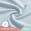 Laleni Spannbettlaken Stubenwagen oval 38x77 cm - Oeko-Tex Zertifiziert, 100% Baumwolle, atmungsaktives Spannbetttuch Jersey Baby, 135 g/m², Hellblau Bild 5