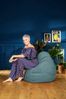 SITTING POINT only by MAGMA Sitzsack ALFA Velours Petrol XL ca. 220L Bild 2