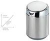 WENKO Tisch- und Kosmetikeimer mit Sensor Chrom, 2 l Bild 5