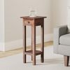 DESIGN DELIGHTS Telefontisch VINTAGE TELEFONTISCH NAPOLEON 75x30cm, braun, Altholz, Beistelltisch Bild 2