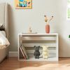 Beistelltisch Rønde 43x64x33 cm Weiß [en. casa] Bild 3