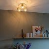 Qazqa LED Aufbaustrahler Mosh, ohne Leuchtmittel, Warmweiß, QAZQA Aufbau­spot, e14, Messing, Stahl, Modern Bild 2