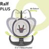 LIONELO Ralf 2in1 Babywippe und Liegestuhl, Fernbedienung, 12 Melodien, zwei Schaukelrichtungen, 5 Schaukelgeschwindigkeiten, Sperrung, Rückenlehnenverstellung, Timer, leiser Betrieb Bild 2