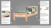 EinzelbettEasy Premium Line K8, Buche Vollholz massiv natur - Maße: 90x200 cm Bild 2