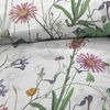Primera Mako-Satin Bettwäsche 135x200 Blumen Wiese Blätter bunt silber 243207-05 Bild 4