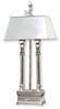 Mirabeau Tischleuchte Tischlampe Pantin silber Bild 2