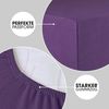 CelinaTex Jersey Spannbettlaken Lucina für Kids Dreierpack 60x120-70x140 cm lila 100% Baumwolle gekämmt superweich Oeko-TEX Bild 4