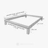 Krok Wood Massivholzbett Jana in Buche (100x200 cm) Bild 3
