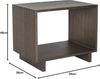 SAFAVIEH Modern Wooden Accent Table, in Dark Brown, 60 X 40 X 50 Bild 3