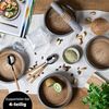 Moritz & Moritz Suppenteller SOLID 4x Suppenteller Beige, (4 St), Bowl Schüssel für Suppe, Nudeln, Salat oder Müsli Bild 2