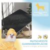 PawHut Hundeschermaschine höhenverstellbar, klappbar, mit Netzkorb, Schlingen, Hundepflegetisch, für Haartrocken, Haarschneiden, bis 40kg belastbar Schwarz+Weiß Bild 4