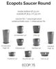 Ecopots Untersetzer grau Ø 36,5 cm Bild 2
