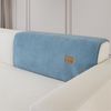 LINGKY Samt Sofabezug 1 2 3 4 Sitzer, L Form Sofaüberwurfe, Ecksofa Sofa überzug Pets Dog Couch überzug Anti-rutsch Sofaschutz, Ultra Weicher Sofaschoner (Blau,90x90 cm/Quadrat) Bild 4