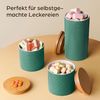 Praknu Vorratsdose Vorratsdosen Mit Deckel Set - Luftdicht Deko Küche Aufbewahrungsbox, Keramik, (Set, 3-tlg), Für Kaffee Aufbewahrung Organisation - Aufbewahrungsdosen Keksdose Bild 3