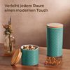 Praknu Vorratsdose Vorratsdosen Mit Deckel Set - Luftdicht Deko Küche Aufbewahrungsbox, Keramik, (Set, 3-tlg), Für Kaffee Aufbewahrung Organisation - Aufbewahrungsdosen Keksdose Bild 5