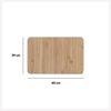 5five Simply Smart Badematte Bamboo-Optik, 39 x 60 cm, Kieselgur, EVA-Schaum Bild 3