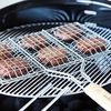 Barbecook Hamburgergrill perfekt für die zubereitug von 6 burgern, aus Chrom und Holz, 35x23 cm, Silber,holzfarbe Bild 3