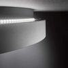 LED Deckenleuchte, Backlight, Metall, grau, dimmbar, D 39 cm Bild 2
