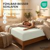 Komfortec 2er Pack Jersey Spannbettlaken 160x200 cm, 100% Baumwolle, Doppelpack Spannbettuch Bild 4