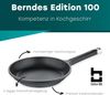 Berndes Edition 100 Bratpfanne, Pfanne, Kochgeschirr, Aluguss, Schwarz, 28 cm, 031617 Bild 2