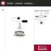 Paulmann No. 92900 Einbauleuchte LED Nova IP65 rund 7W GU10 Eisen 3er-Set schwenkbar Bild 2
