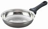 Kelomat Bratpfanne Grillmeister mit Deckel Ø24 cm Edelstahl Induktion Bild 2