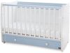 Lorelli 'Dream' Babybett umbaubar zu Schreibtisch, Melamin-Spanplatte weiß / blau, 70 x 140 cm Bild 2