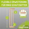 Zubehör Babyschutzgitter Miko PEFC Buchenholz von BOMI | Verlängerung 20 cm | Verbreiterungen Türschutzgitter | Extensions Klemmgitter für Babys, Kleinkinder & Tiere Türgitterverlängerung in Schwarz Bild 2