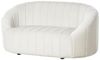 2-Sitzer Sofa Samtstoff cremeweiß MALUNG Bild 4
