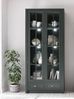 Vitrine Forres in grün Landhaus 90 x 197 cm Bild 5