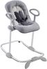 Béaba – Up & Down III Babywippe - Wippe mit Tragegriffen - 3 Liegepositionen - 5-Punkt-Sicherheitsgurt - Höhenverstellbar - Für Mädchen und Jungen - Ergonomisch und sicher - grau-Meliert Bild 3