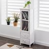 CARO-Möbel Vitrine ETANIA Vitrine Vitrinenschrank Standregal Kommode Schrank Anrichte Vintage Sh Bild 2