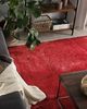 Teppich rot 200x200 cm Shaggy EVREN Bild 2