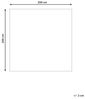 Teppich rot 200x200 cm Shaggy EVREN Bild 3