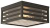 Qazqa Außen-Deckenleuchte Reims, ohne Leuchtmittel, Warmweiß, QAZQA Außen Decken­leuchte, e27, Schwarz, Aluminium, Modern Bild 4