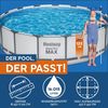 Steel Pro MAX™ Frame Pool Komplett-Set mit Filterpumpe Ø 457 x 122 cm, lichtgrau, rund Bild 3