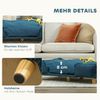 PawHut Tierbett Hundecouch, Hundesessel mit Holzbeine, Polyester-Gewebe, Blau 96 x 66 x 24 cm Bild 5