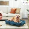 PawHut Tierbett Hundecouch, Hundesessel mit Holzbeine, Polyester-Gewebe, Blau 96 x 66 x 24 cm Bild 2
