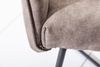 riess-ambiente Polsterstuhl LOFT vintage taupe / schwarz (Einzelartikel, 1 St), Esszimmer · Microfaser · mit Armlehne · Retro Bild 5