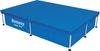 Bestway Poolabdeckung Flowclear rechteckig, Polyethylen blau, 221x150 cm Bild 1
