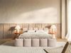 Selsey Polsterbett 140x200 cm Modernes Design, Stabiler Metallrahmen mit Gasdruckfedern Piano-Veloursstoff in Beige Bett mit Bettkasten Maximale Belastung 250 kg Bild 5